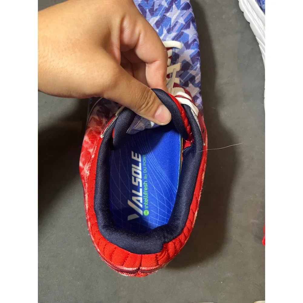 Saucony Kinvara 11 Independence USA Flag Shoes Men Sz 11 Red White Blue